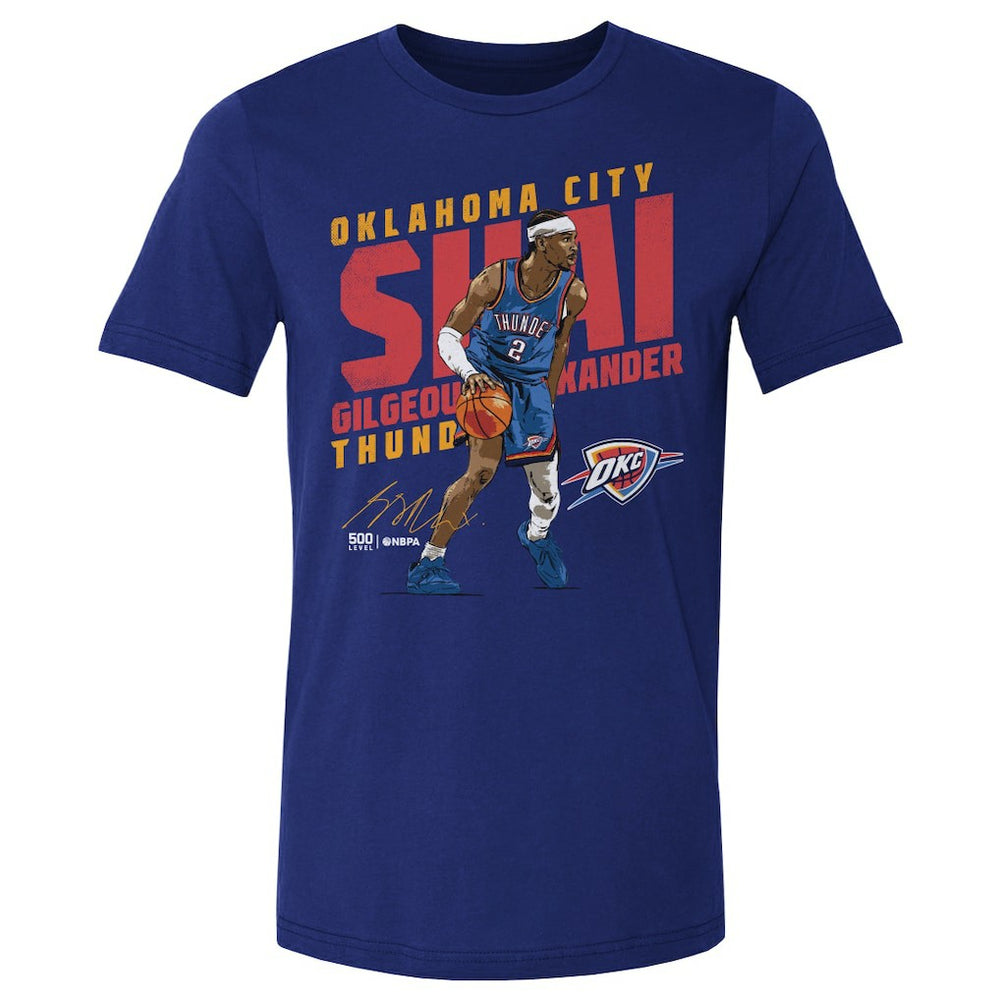 Shai Gilgeous-Alexander Oklahoma City Thunder 500 Level Slant T-Shirt
