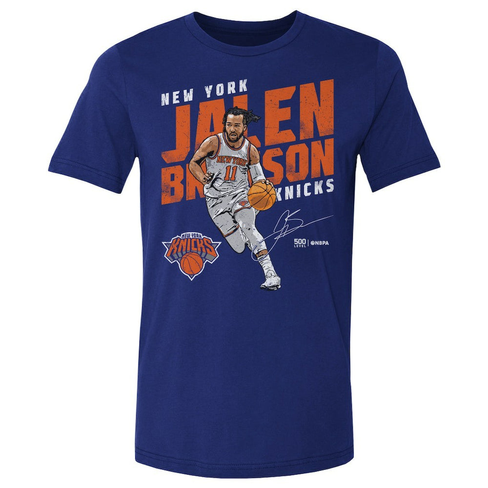 Jalen Brunson New York Knicks 500 Level Slant T-Shirt