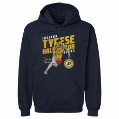 Tyrese Haliburton Indiana Pacers 500 Level Slant Pullover Hoodie