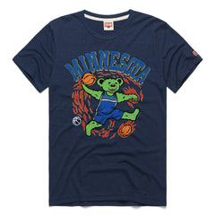 Minnesota Timberwolves Homage Unisex Grateful Dead Tri-Blend T-Shirt
