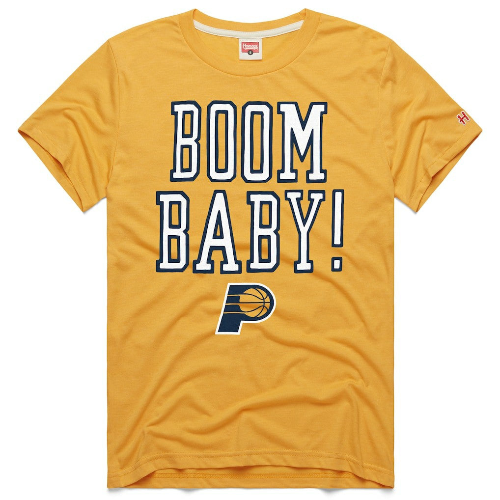 Indiana Pacers Homage Unisex Boom Baby Tri-Blend T-Shirt