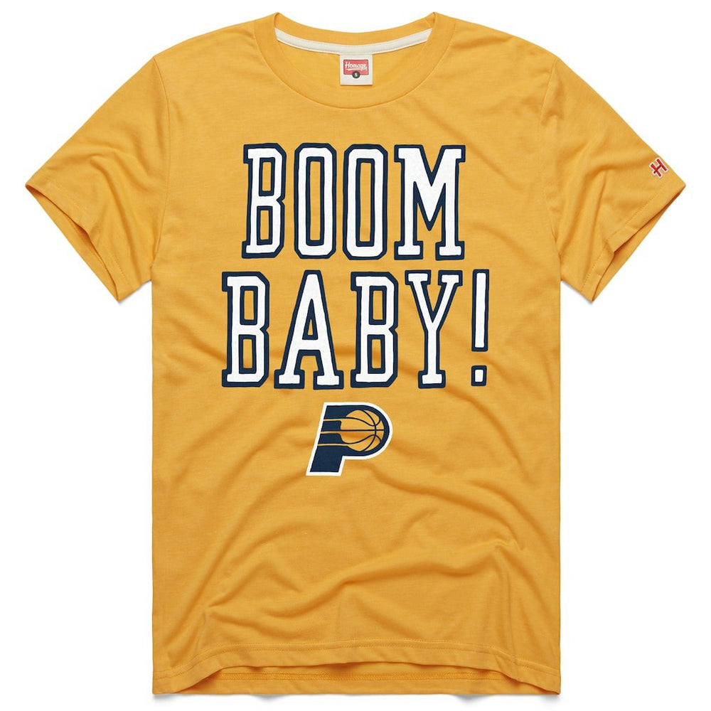 Indiana Pacers Homage Unisex Boom Baby Tri-Blend T-Shirt