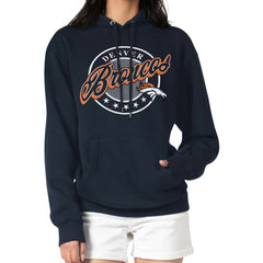 G-III 4Her by Carl Banks Women's Pinstripe Circle Fleece Pullover Hoodie - Denver Broncos Hoodies