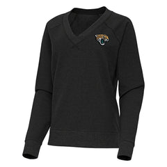 Antigua Women's Varsity Tri-Blend V-Neck Long Sleeve T-Shirt - Jacksonville Jaguars T-shirts