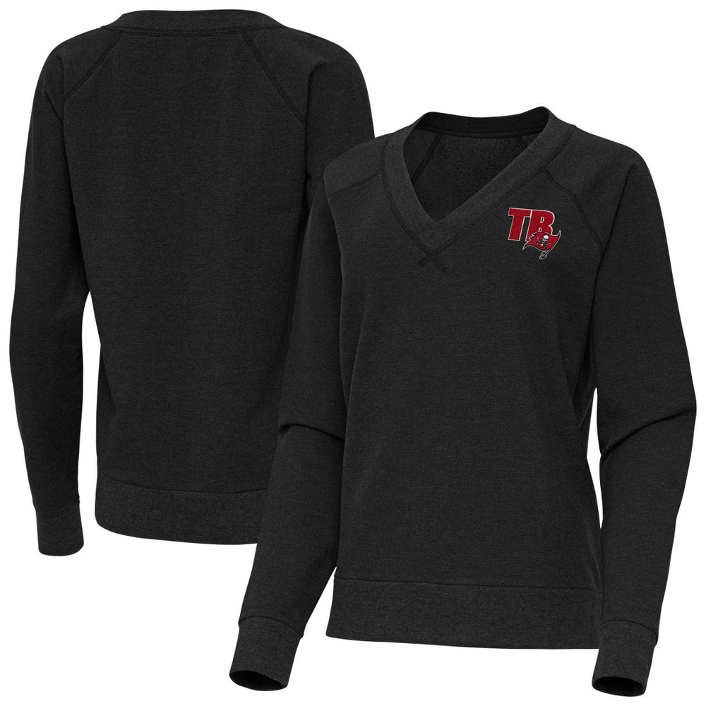 Antigua Women's Varsity Tri-Blend V-Neck Long Sleeve T-Shirt - Tampa Bay Buccaneers T-shirts