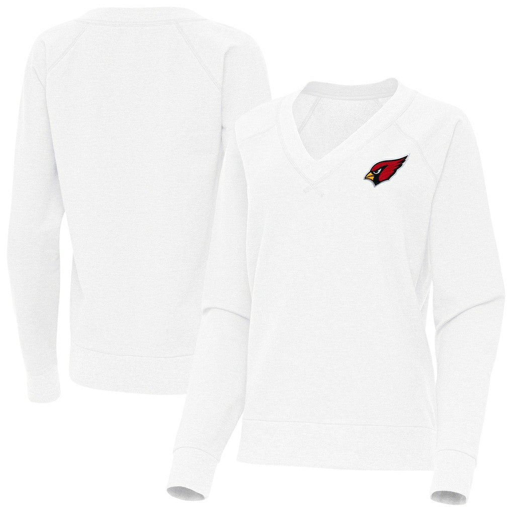 Antigua Women's Varsity Tri-Blend V-Neck Long Sleeve T-Shirt - Arizona Cardinals T-shirts