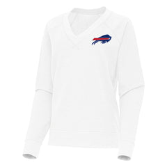 Antigua Women's Varsity Tri-Blend V-Neck Long Sleeve T-Shirt - Buffalo Bills T-shirts