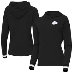 Antigua Women's Trek Raglan Pullover Hoodie - Kansas City Chiefs Hoodies