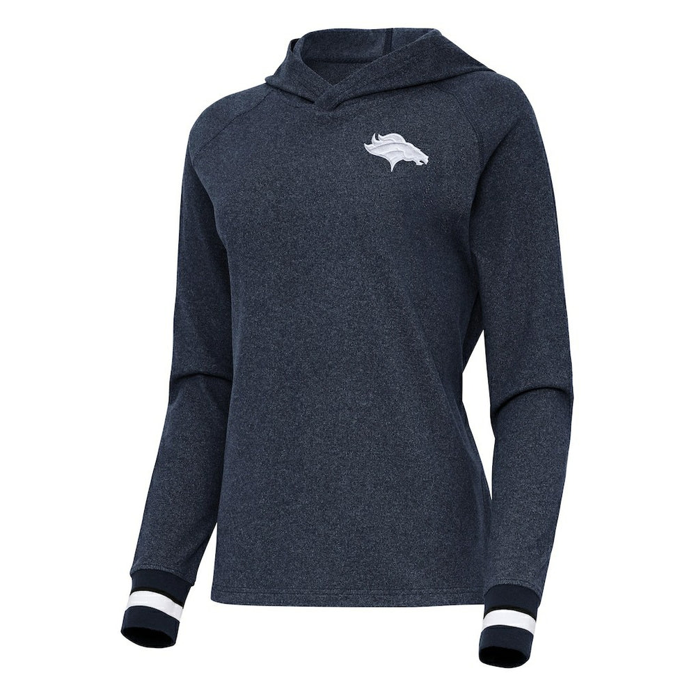 Antigua Women's Trek Raglan Pullover Hoodie - Denver Broncos Hoodies