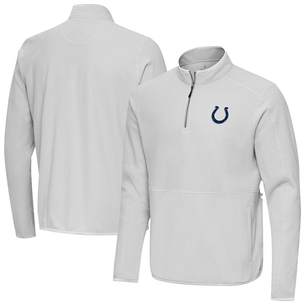 Antigua Step Up Quarter-Zip Pullover - Indianapolis Colts Pullover