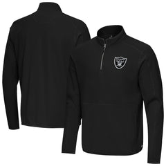 Antigua Step Up Quarter-Zip Pullover - Las Vegas Raiders Pullover