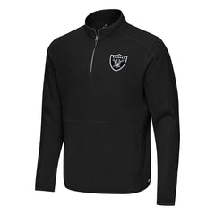 Antigua Step Up Quarter-Zip Pullover - Las Vegas Raiders Pullover