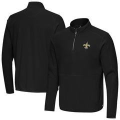 Antigua Step Up Quarter-Zip Pullover - New Orleans Saints Pullover