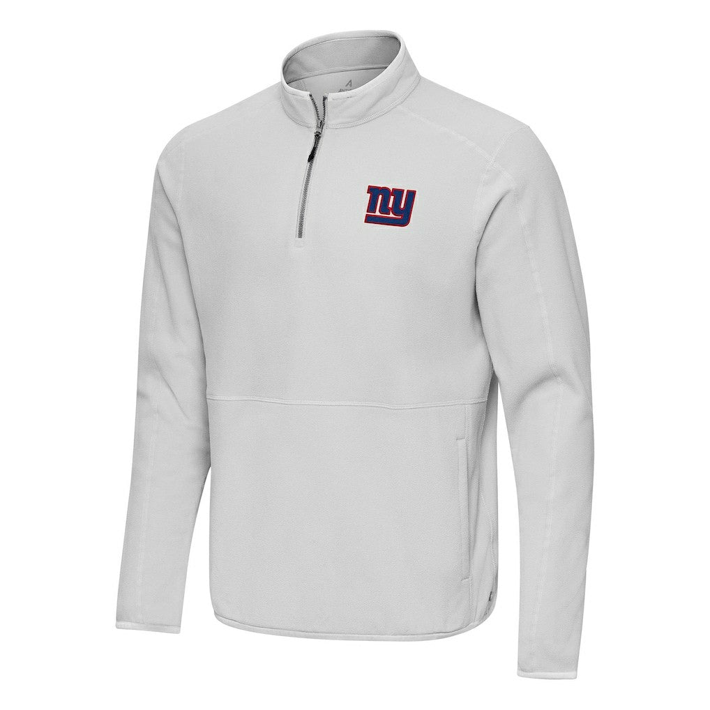 Antigua Step Up Quarter-Zip Pullover - New York Giants Pullover