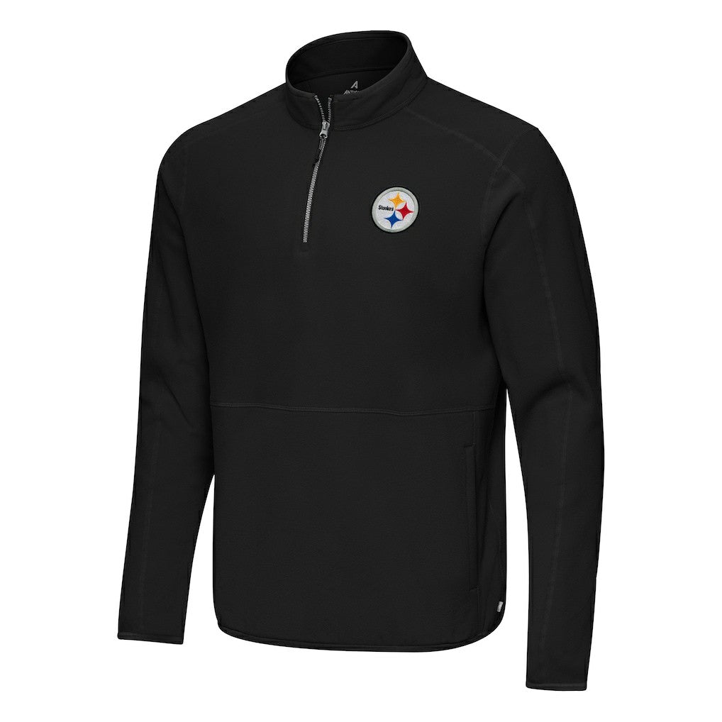 Antigua Step Up Quarter-Zip Pullover - Pittsburgh Steelers Pullover