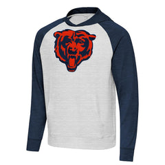 Antigua Urgent Raglan Pullover Hoodie - Chicago Bears Hoodies