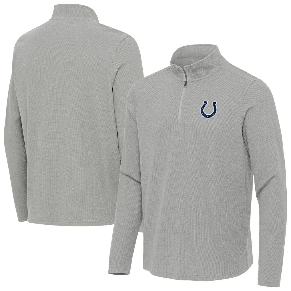 Antigua Sync Tri-Blend Quarter-Zip Pullover - Indianapolis Colts Pullover