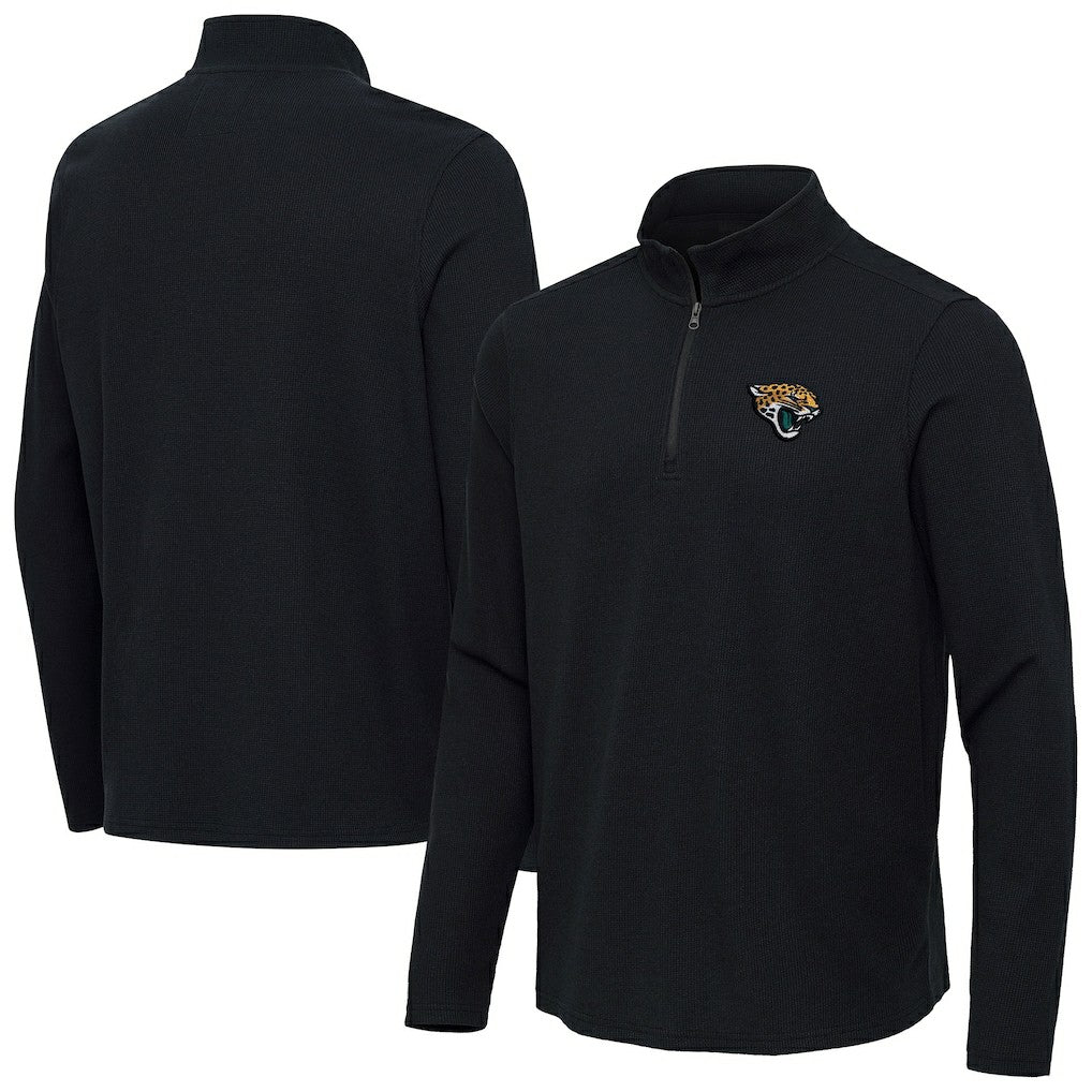 Antigua Sync Tri-Blend Quarter-Zip Pullover - Jacksonville Jaguars Pullover