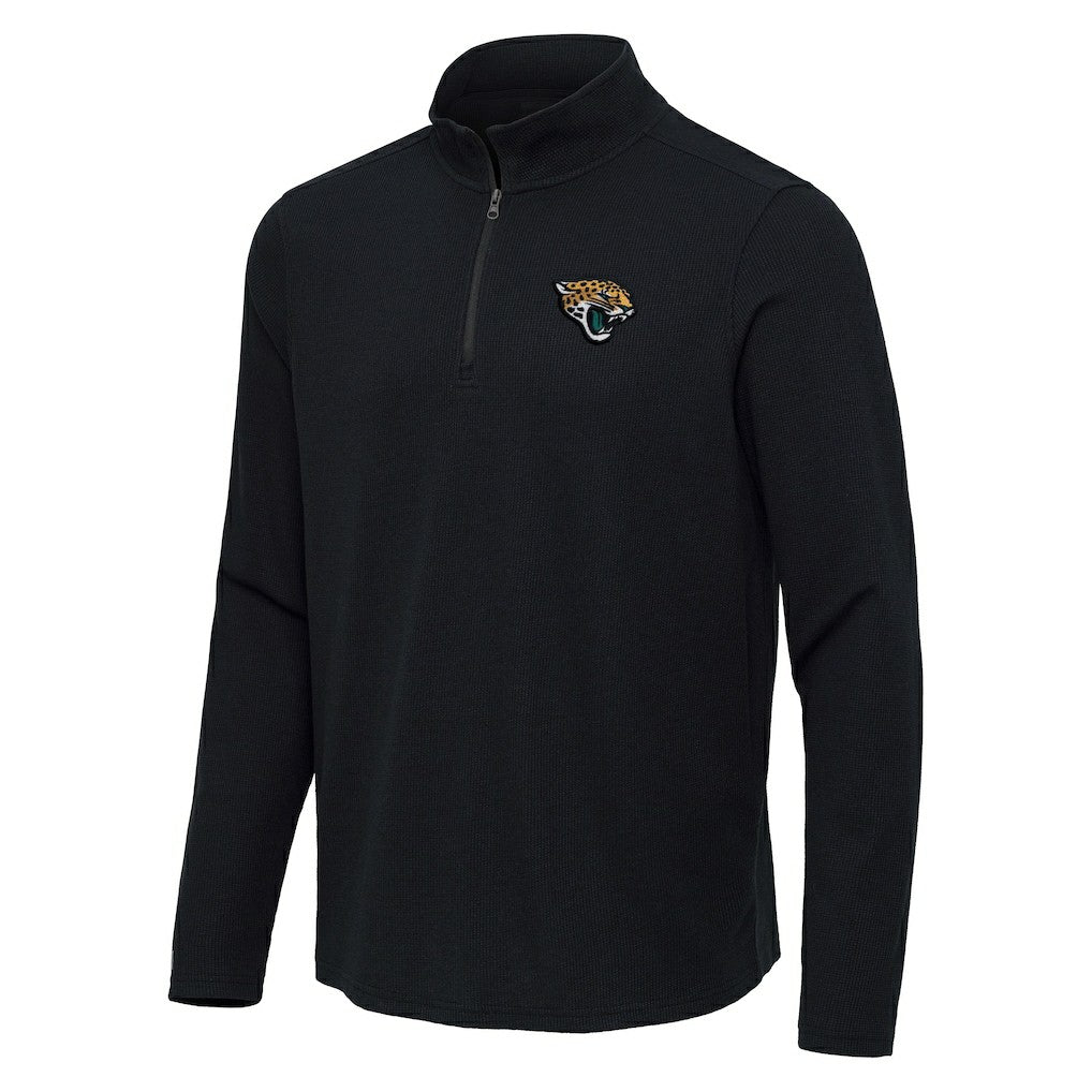 Antigua Sync Tri-Blend Quarter-Zip Pullover - Jacksonville Jaguars Pullover