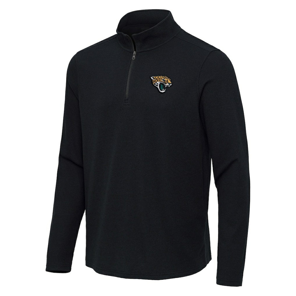 Antigua Sync Tri-Blend Quarter-Zip Pullover - Jacksonville Jaguars Pullover