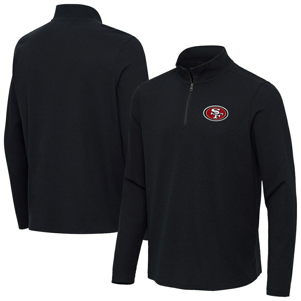 Antigua Sync Tri-Blend Quarter-Zip Pullover - San Francisco 49ers Pullover