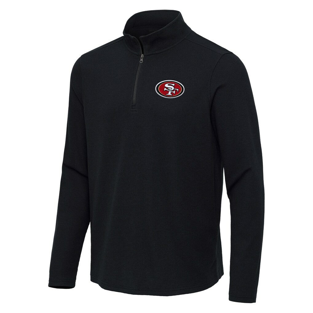 Antigua Sync Tri-Blend Quarter-Zip Pullover - San Francisco 49ers Pullover