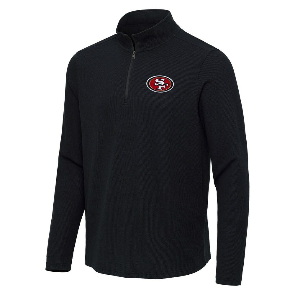 Antigua Sync Tri-Blend Quarter-Zip Pullover - San Francisco 49ers Pullover