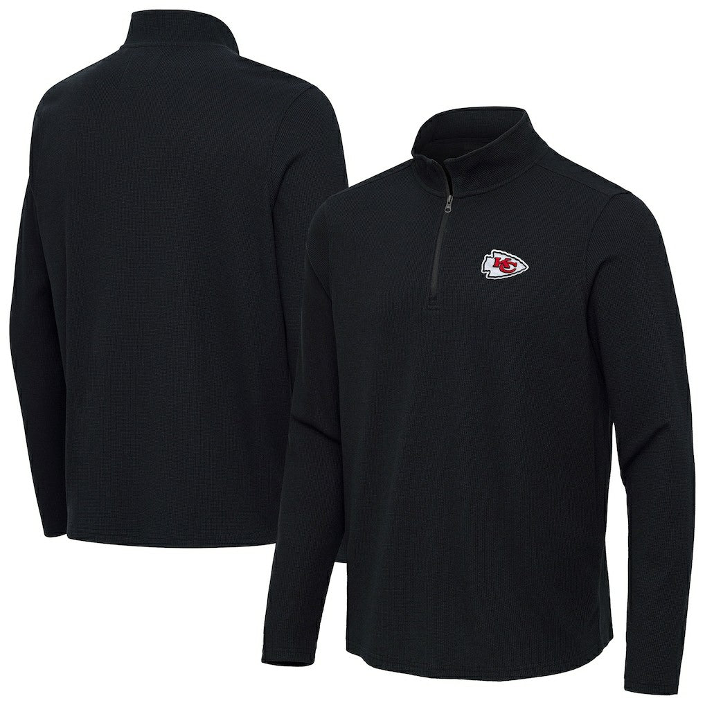 Antigua Sync Tri-Blend Quarter-Zip Pullover - Kansas City Chiefs Pullover