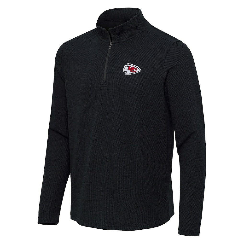 Antigua Sync Tri-Blend Quarter-Zip Pullover - Kansas City Chiefs Pullover