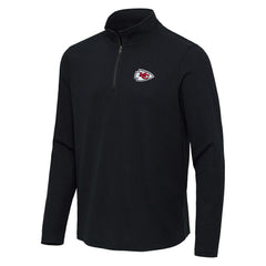 Antigua Sync Tri-Blend Quarter-Zip Pullover - Kansas City Chiefs Pullover
