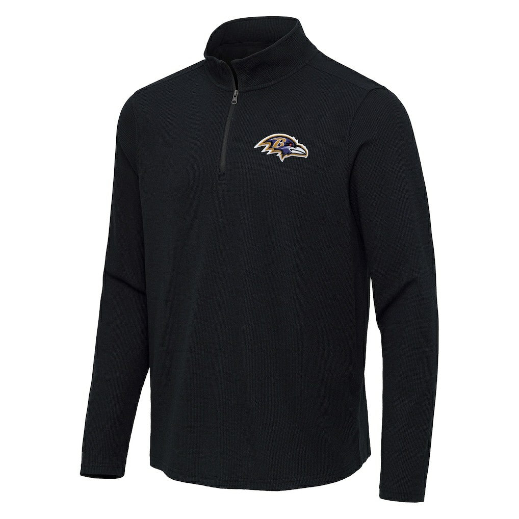 Antigua Sync Tri-Blend Quarter-Zip Pullover - Baltimore Ravens Pullover