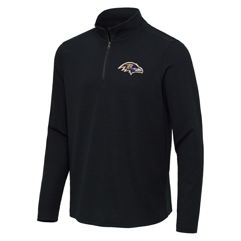 Antigua Sync Tri-Blend Quarter-Zip Pullover - Baltimore Ravens Pullover