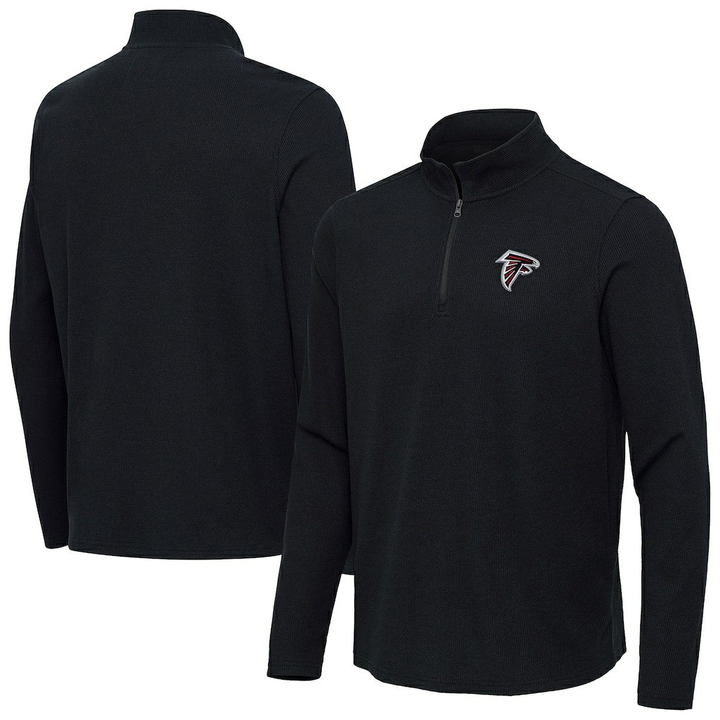Antigua Sync Tri-Blend Quarter-Zip Pullover - Atlanta Falcons Pullover