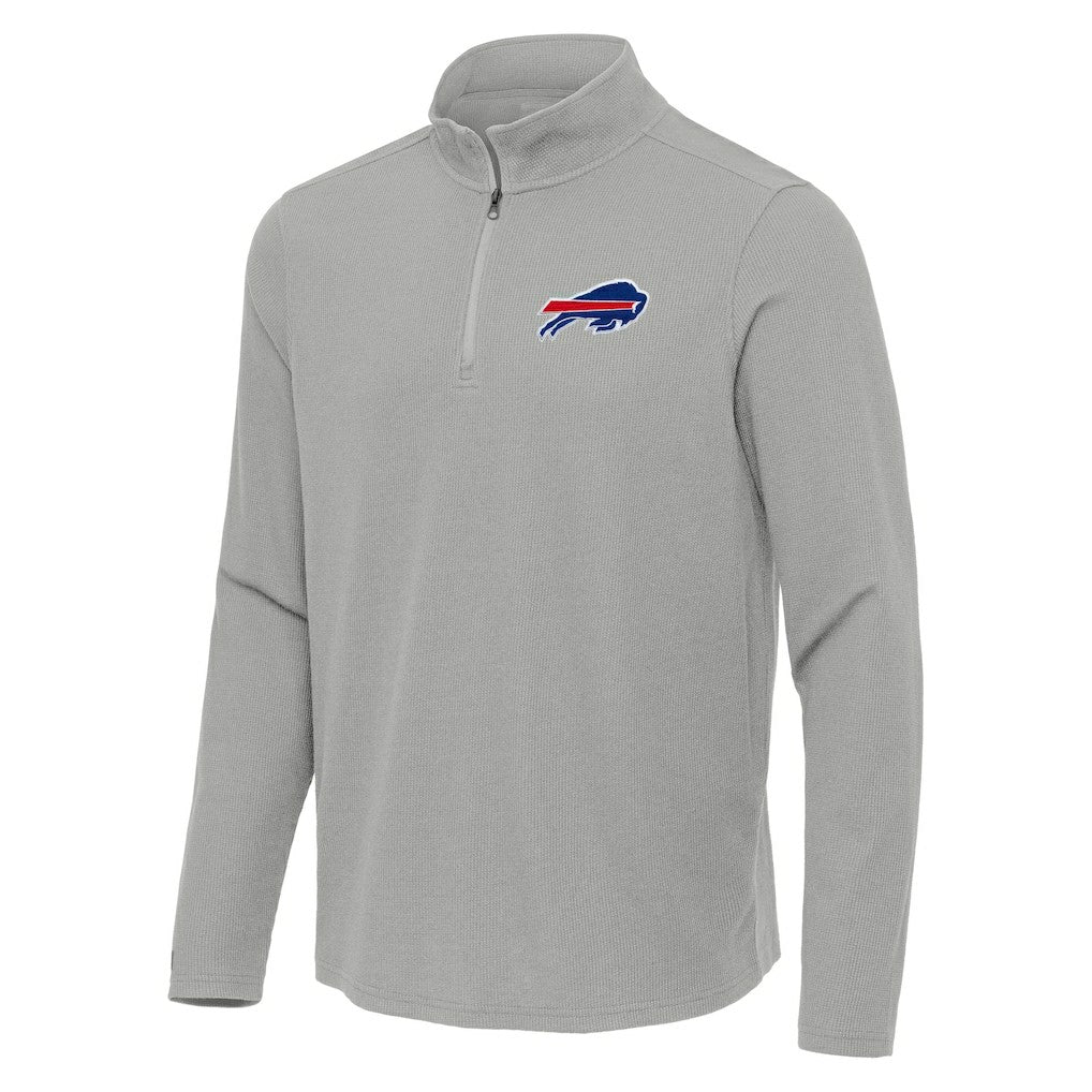 Antigua Sync Tri-Blend Quarter-Zip Pullover - Buffalo Bills Pullover