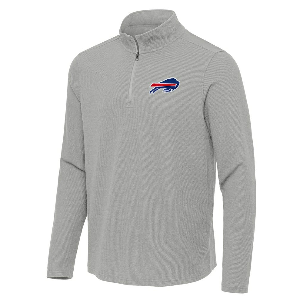 Antigua Sync Tri-Blend Quarter-Zip Pullover - Buffalo Bills Pullover
