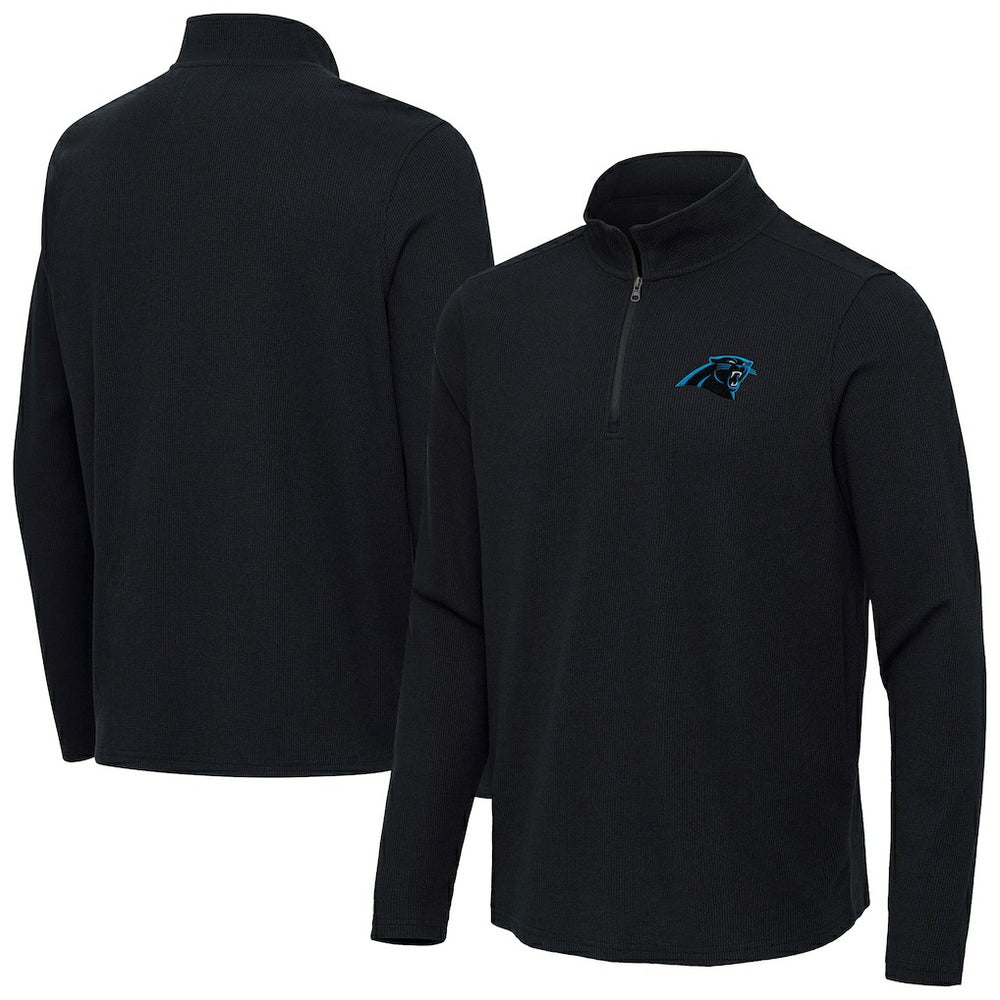 Antigua Sync Tri-Blend Quarter-Zip Pullover - Carolina Panthers Pullover