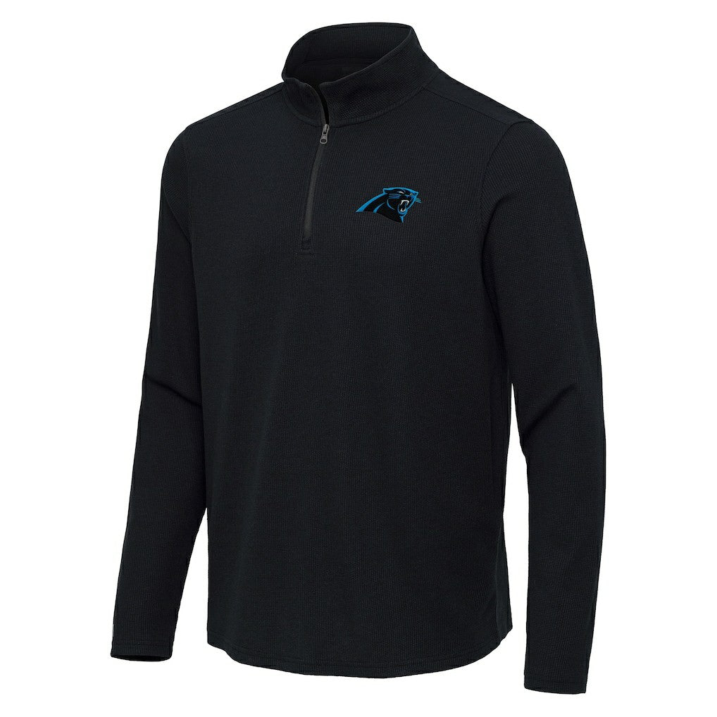 Antigua Sync Tri-Blend Quarter-Zip Pullover - Carolina Panthers Pullover