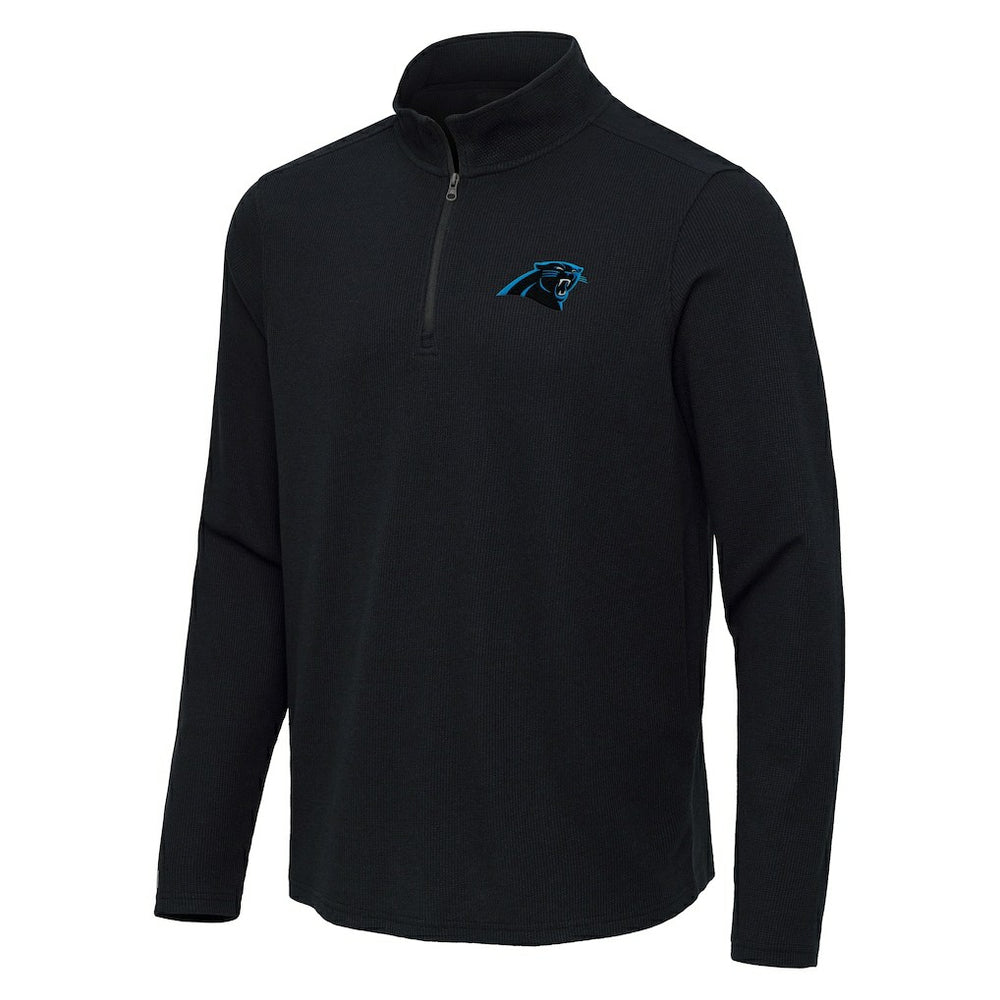 Antigua Sync Tri-Blend Quarter-Zip Pullover - Carolina Panthers Pullover