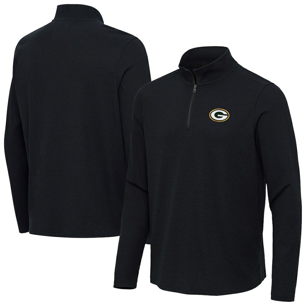 Antigua Sync Tri-Blend Quarter-Zip Pullover - Green Bay Packers Pullover