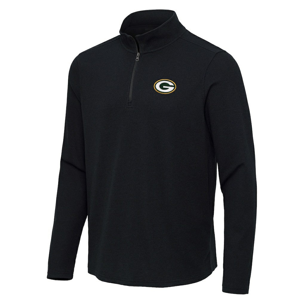 Antigua Sync Tri-Blend Quarter-Zip Pullover - Green Bay Packers Pullover