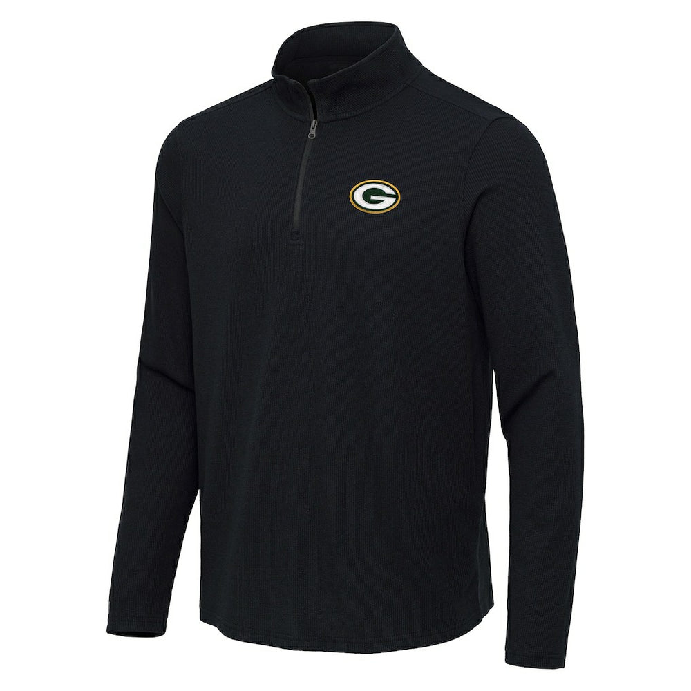 Antigua Sync Tri-Blend Quarter-Zip Pullover - Green Bay Packers Pullover