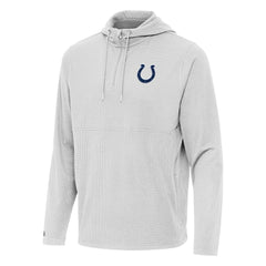 Antigua Connected Quarter-Zip Pullover Hoodie - Indianapolis Colts Hoodies
