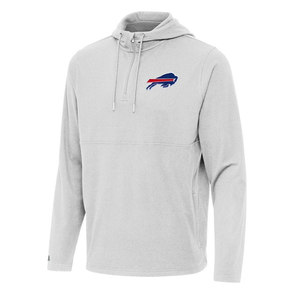 Antigua Connected Quarter-Zip Pullover Hoodie - Buffalo Bills Hoodies