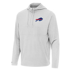 Antigua Connected Quarter-Zip Pullover Hoodie - Buffalo Bills Hoodies