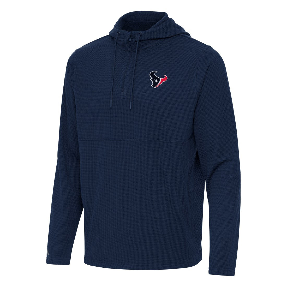 Antigua Connected Quarter-Zip Pullover Hoodie - Houston Texans Hoodies