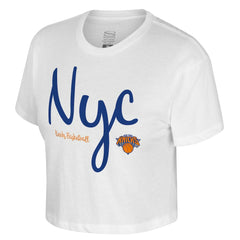 New York Knicks Stadium Essentials Cropped Third Quarter T-Shirt