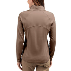 Cutter & Buck Women's Tonal Adapt Eco Knit Stretch Recycled Raglan Half-Zip Pullover - Indianapolis Colts Pullover