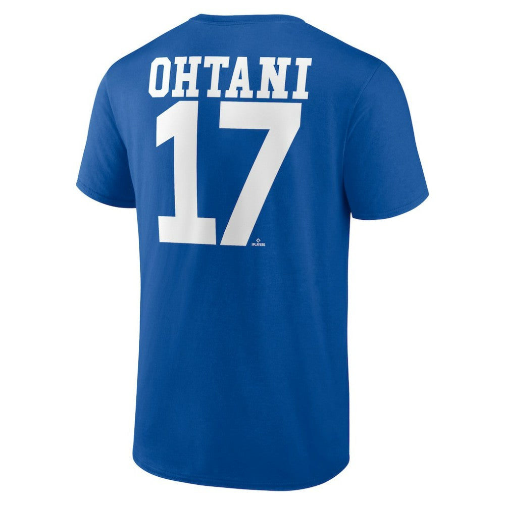Royal Shohei Ohtani Los Angeles Dodgers Player Name & Number T-Shirt