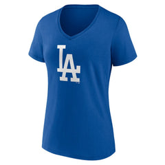 Royal Shohei Ohtani Los Angeles Dodgers Women's Player Name & Number V-Neck T-Shirt