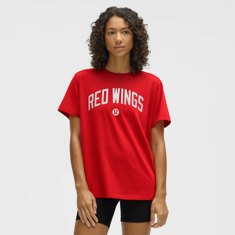 NHL Detroit Red Wings lululemon Women's All Yours Organic Cotton T-Shirt